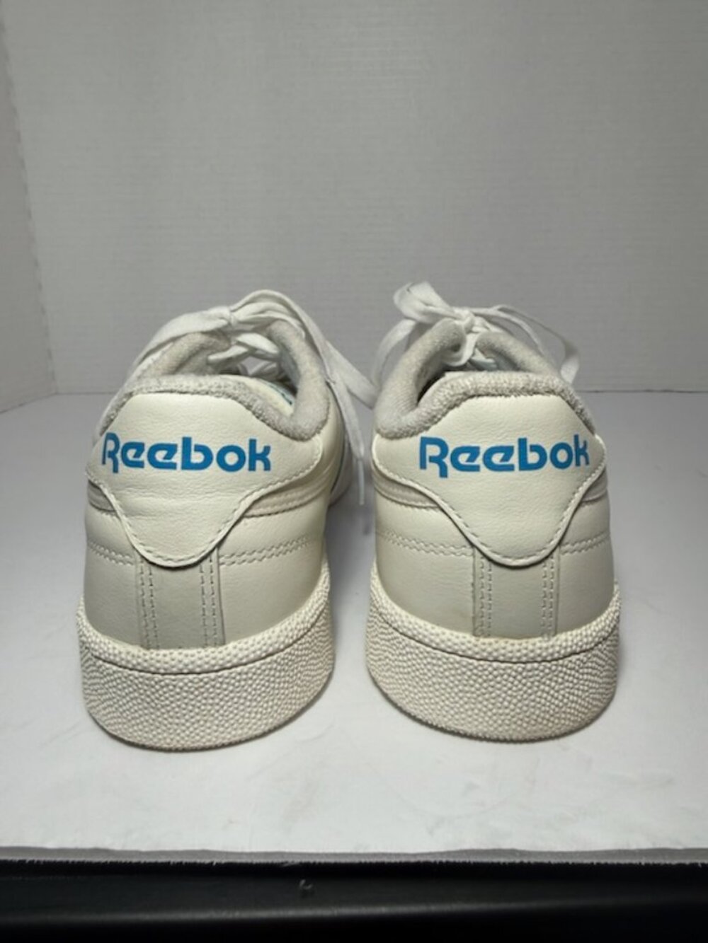 Reebok Classic C 85 Mens Sneaker Blue Logo Shoes Throwback Retro Sz 8.5 - Picture 4 of 7